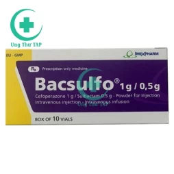 Bacsulfo 1g/0,5g - Thuốc điều trị nhiễm khuẩn của Imexpharm