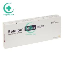 Betaloc 50mg AstraZeneca - Thuốc điều trị tăng huyết áp