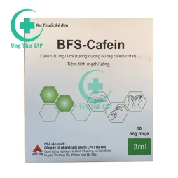 BFS-Cafein - Thuốc  suy hô hấp tuần hoàn hiệu quả của CPC1