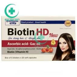 Biotin HD - Sản phẩm hỗ trợ làm đẹp da và tóc hiệu quả