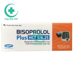 Bisoprolol Plus HCT 5/6.25 - Thuốc điều trị tăng huyết áp của SaVi