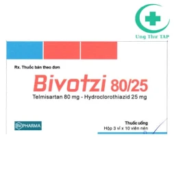 Bivotzi 80/25 - Thuốc điều trị tăng huyết áp của BV Pharma