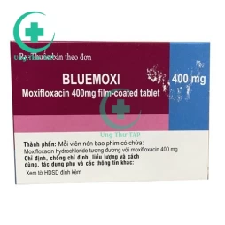 Bluemoxi 400mg - Thuốc hỗ trợ điều trị nhiễm khuẩn, nhiễm nấm