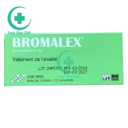 Bromalex 6mg (Bromazepam) - Thuốc an thần, giúp ngủ ngon