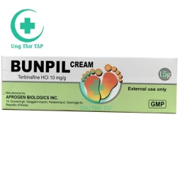 Bunpil Cream - Thuốc điều trị nhiễm nấm, nhiễm khuẩn da, móng