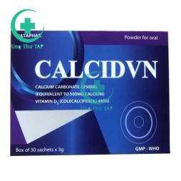 Calcidvn - Thuốc bổ sung canxi của Hataphar