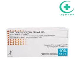 Calcium Gluconate Proamp 10% Aguettant - Điều trị giảm calci-máu