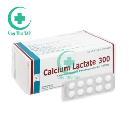 Calcium Lactate 300 Tablets - Thuốc hỗ trợ bổ sung canxi hiệu quả