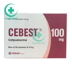 Cebest 100mg - Thuốc điều trị nhiễm khuẩn đường hô hấp