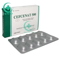 Cefcenat 500 - Thuốc điều trị nhiễm khuẩn hiệu quả của Tipharco