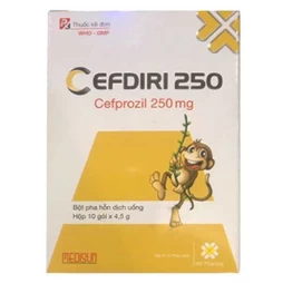 Cefdiri 250 (bột) - Thuốc điều trị viêm họng