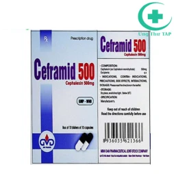 Ceframid 500 MD Pharco - Thuốc điều trị các viêm, nhiễm khuẩn
