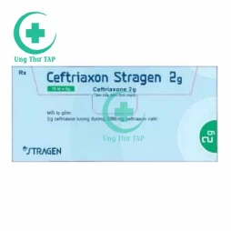 Ceftriaxon Stragen 2g Recipharm - Thuốc điều trị nhiễm khuẩn