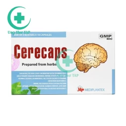 Cerecaps - Thuốc giúp tăng cường tuần hoàn não