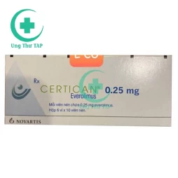 Certican 0.25mg - Thuốc giúp dự phòng thải tạng ghép