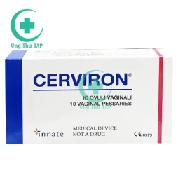 Viên đặt Cerviron - Hỗ trợ tình trạng viêm nhiễm, khí hư