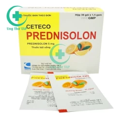 Ceteco Prednisolon - Thuốc điều trị viêm da, viêm khớp