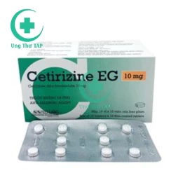 Cetirizine EG 10mg Tab - Thuốc điều trị viêm mũi dị ứng
