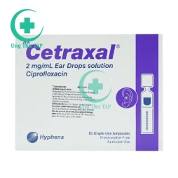 Cetraxal - Thuốc điều trị viêm tai cấp tính