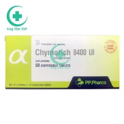 Chymorich 8400 UI - Thuốc điều trị phù nề sau chấn thương