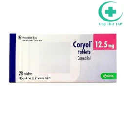 Coryol 6.25mg KRKA - Thuốc điều trị tăng huyết áp chất lụơng