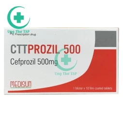 CTTProzil 500 - Thuốc điều trị nhiễm trùng hiệu quả của Me Di Sun