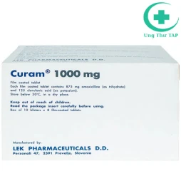 Curam 1000mg - Thuốc điều trị nhiễm khuẩn của Slovenia