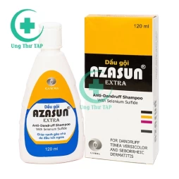 Dầu gội Azasun Extra 120ml - Giúp vệ sinh da đầu, làm sạch gàu