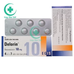 Delorin 10mg EGIS - Thuốc điều trị tăng cholesterol máu