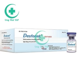 Desfonak 500mg Ronak - Thuốc điều trị ngộ độc sắt hiệu quả