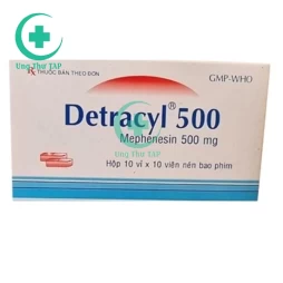 Detracyl 500 - Thuốc điều trị thoái hóa cột sống của Cửu Long