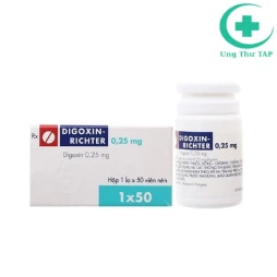 Digoxin-Richter 0,25mg Gedeon Richter - Trị rối loạn nhịp tim