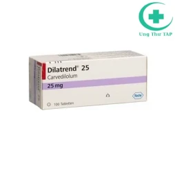 Dilatrend 12,5mg Roche - Thuốc điều trị tăng huyết áp hiệu quả