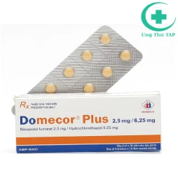 Domecor plus 2,5mg/6,25mg - Thuốc điều trị tăng huyết áp hiệu quả