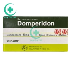 Domperidon 10mg Khapharco - Thuốc trị nôn và buồn nôn hàng đâu