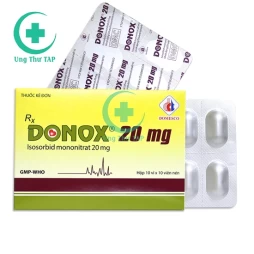 Donox 20mg - Thuốcđiều trị đau thắt ngực,  nhồi máu cơ tim