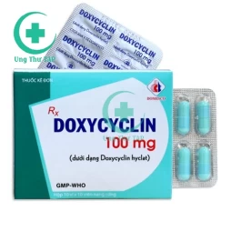 Doxycyclin 100 mg - Thuốc điều trị nhiễm khuẩn đường hô hấp