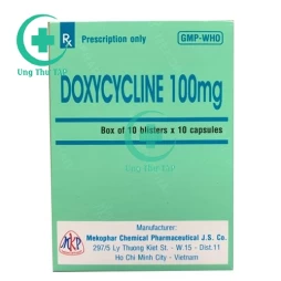 Doxycycline 100mg Mekophar - Thuốc điều trị nhiễm khuẩn hô hấp
