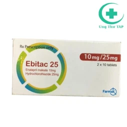 Ebitac 25 - Thuốc điều trị tăng huyết áp của Ukraine