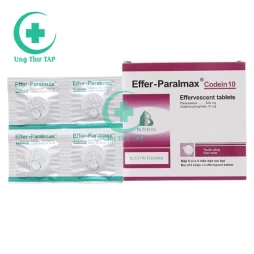 Effer-Paralmax codein 10 - Thuốc giảm đau, hạ sốt hiệu quả
