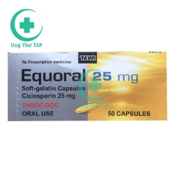 Equoral 25mg - Thuốc phòng ngừa thải ghép của Cộng hòa Séc