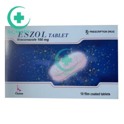 Eszol Tablet 100mg Kusum Healthcare - Thuốc điều trị nấm
