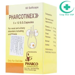 Pharcotinex - Thuốc tống sỏi thận,điều trị viêm tiết niệu