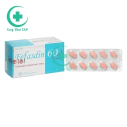 Fefasdin 60 - Thuốc điều trị viêm mũi dị ứng, mề đay Khapharco