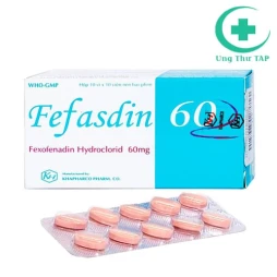 Fefasdin 60 - Thuốc điều trị viêm mũi dị ứng, mề đay Khapharco
