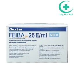 Feiba 25E/ml - Thuốc điều trị chảy máu hiệu quả của Baxter AG
