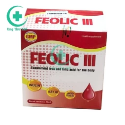 Feolic III Medupharm - Phòng và hỗ trợ điều trị thiếu máu