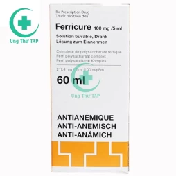 Ferricure 100mg/5ml - Thuốc điều trị thiếu máu do thiếu sắt