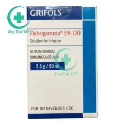 Flebogamma 5% DIF 2.5g/50ml Grifols - Bổ sung Immune globulin