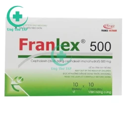 Franlex 500mg Eloge - Thuốc điều trị nhiễm khuẩn hiệu quả